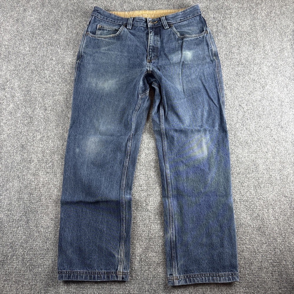 Duluth Trading Co Men's Relaxed Fit Jeans 100% Cotton Workwear 34x30